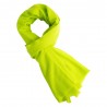 Limegrønt twill-vevd pashmina skjerf