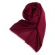 Bordeaux rød pashmina sjal i kasjmir og silke