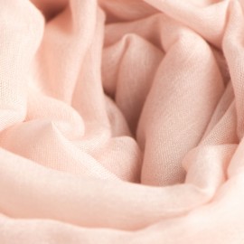 Delikat rosa pashmina sjal i kasjmir og silke