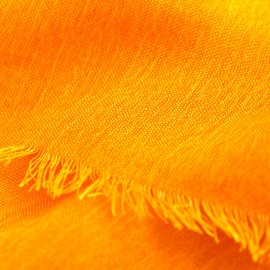 Oransje pashmina sjal i kasjmir og silke