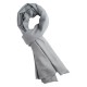 Twill-vevd pashmina skjerf i lysegrå