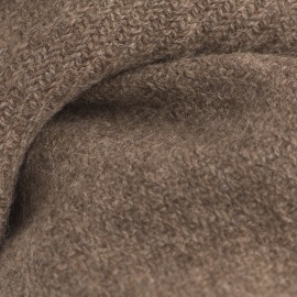 Yak-skjerf i naturfarget gråbrun