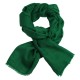 Mørkegrønt jacquardvevd pashmina sjal