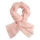 Delikat rosa jacquardvevd pashmina sjal