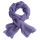 Ametystfarget pashmina sjal i 2 ply twill