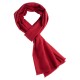 Tranebærrødt twill-vevd pashminaskjerf