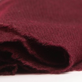 R&oslash;dbrunt twill-vevd pashminaskjerf