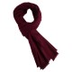 Rødbrunt twill-vevd pashminaskjerf