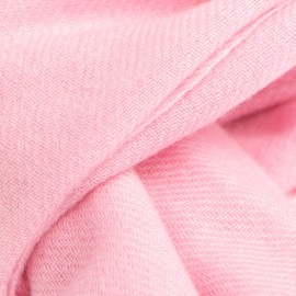 Lys rosa twill-vevd pashminaskjerf