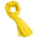 Gult håndvevd pashmina skjerf