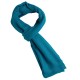 Petroleumsblått twill-vevd pashmina skjerf