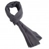 Mørkegrått pashmina skjerf