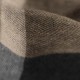 Rutet kasjmirskjerf i grått, sort og beige