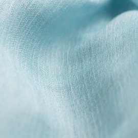 Lyseblått pashmina sjal i kasjmir og silke