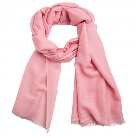 Lyst rosa pashmina sjal i kasjmir og silke Lyst rosa pashmina sjal i kasjmir og silke