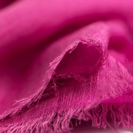 Fuchsia-farget pashmina sjal kasjmir/silke