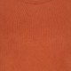 Oransje bluse i silke/kasjmir rund hals