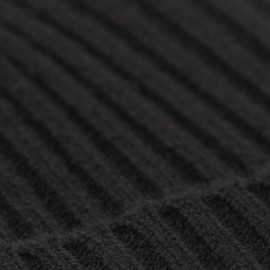 Klassisk svart kasjmirlue