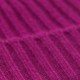 Plommefarget kasjmir beanie