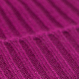 Plommefarget kasjmir beanie