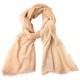 Kasjmir sjal i off-white/beige sprøytemønster