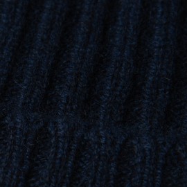 Marinebl&aring; lue i ren kasjmirull