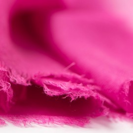 Fuchsia farget pashmina skjerf i 2-ply kashmirtwill