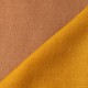 Tofarget pashmina sjal i varm brunt og gyllent