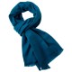 Havblått twill-vevd kashmirskjerf