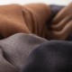 Tofarget pashmina sjal i svart og brunt