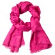 Fuchsiafarget jacquardvevd kasjmir/silkesjal