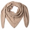 Beige trekantet kashmirskjerf