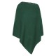 Flaskegrønn kasjmir poncho