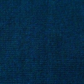 Petroleumsbl&aring; halsvarmer i ren kashmir