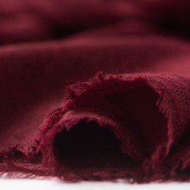 R&oslash;dbrunt jacquardvevd kashmirsjal