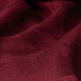 R&oslash;dbrunt jacquardvevd kashmirsjal