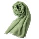 Salviegrønt pashmina sjal i kasjmir og silke