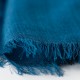 Havblått pashmina sjal i kasjmir og silke