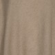 Taupe-farget poncho av silke/kasjmir