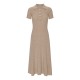 Beige strikket kjole i deilig merino/kasjmir kvalitet
