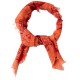 Oransje bandana med paisley-trykk