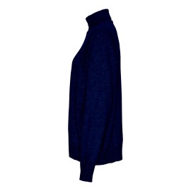 Oversize kasjmirgenser i marineblå
