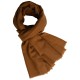 Brunt twillvevd pashmina skjerf