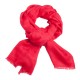 Mørkerødt jacquard-vevd pashmina sjal