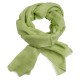 Eplegrønt jacquardvevd pashmina sjal