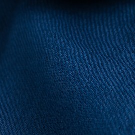 M&oslash;rkebl&aring;tt pashmina sjal i 2 ply kasjmir