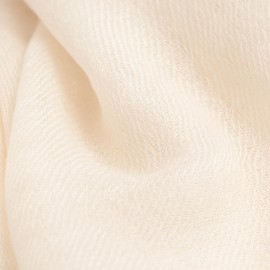 Off-white pashmina sjal i 2 ply kasjmir