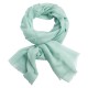 Mintgrønt pashmina sjal i 2 ply kasjmir