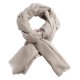 Lysegrått pashmina sjal i diamantmønster