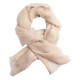 Diamantvevd off-white sjal i ren kasjmir